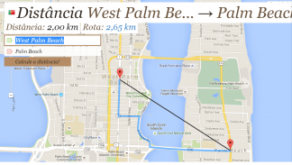 Palm beach mapa 2