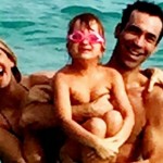 Ticiane na praia
