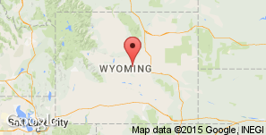 Wyoming mapa