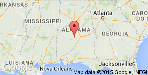 map alabama