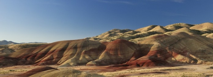 Painted Hills,Painted Hills, John Day Fossil Beds National Monument, Mitchell ,Oregon,USA