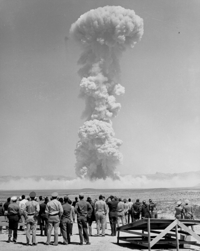 The-first-nuclear-bomb-test-