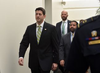 Paul Ryan no Congresso nesta Sexta- foto Nicholas Kamm- AFP